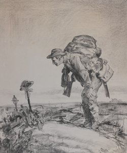 Az egyik régi szakasz, 1917 (litográfia, papír)